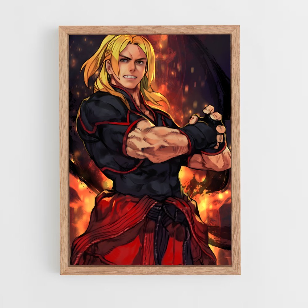 Poster Ken street – affiche Street Fighter (vue 4)